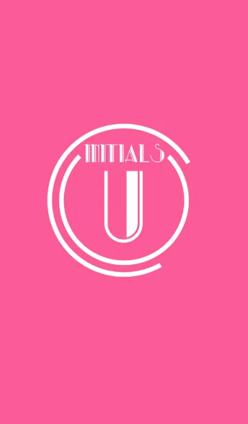 [LINE着せ替え] Initials 3 "U"(j)の画像1