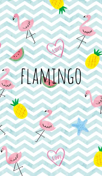 Tropical Flamingo//blue wave//オトナVer.の着せ替えメイン画像