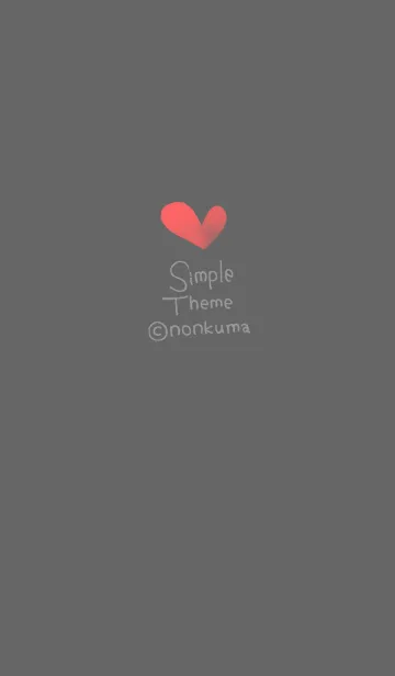 [LINE着せ替え] 大人の Simple Theme ©nonkumaの画像1