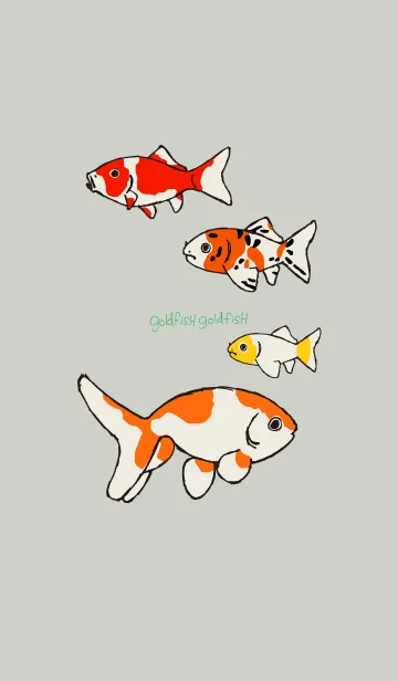 [LINE着せ替え] キンギョキンギョの画像1