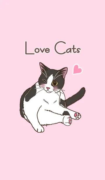 かわいすぎない大人にやさしいねこきせかえのLINE着せ替え