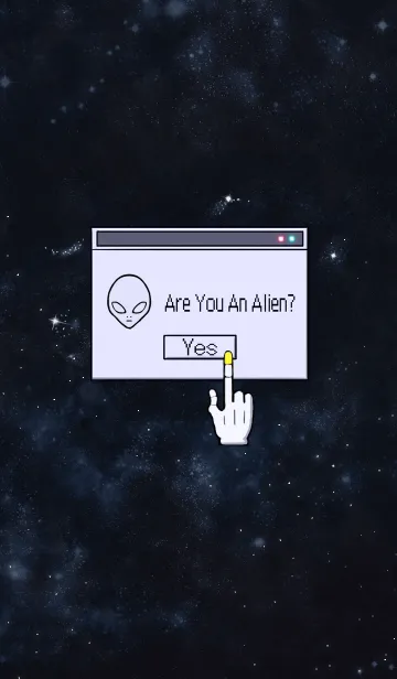 Are You An Alien？の着せ替えメイン画像