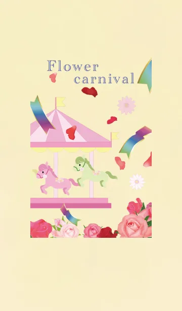[LINE着せ替え] Flower carnivalの画像1