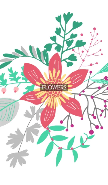 [LINE着せ替え] ahns flowers_077の画像1